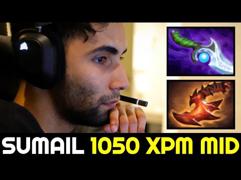 SUMAIL 1050 XPM Mid Pangolier with Overwhelming Blink Build Dota 2