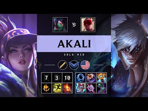Akali Mid vs Lee Sin - NA Diamond Patch 25.15