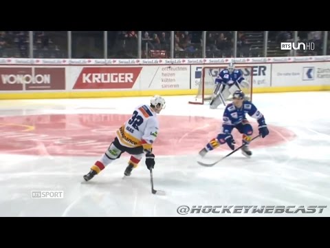 Gaëtan Haas Incredible Goal vs ZSC Lions - NLA - Dec 13, 2015 (HD)