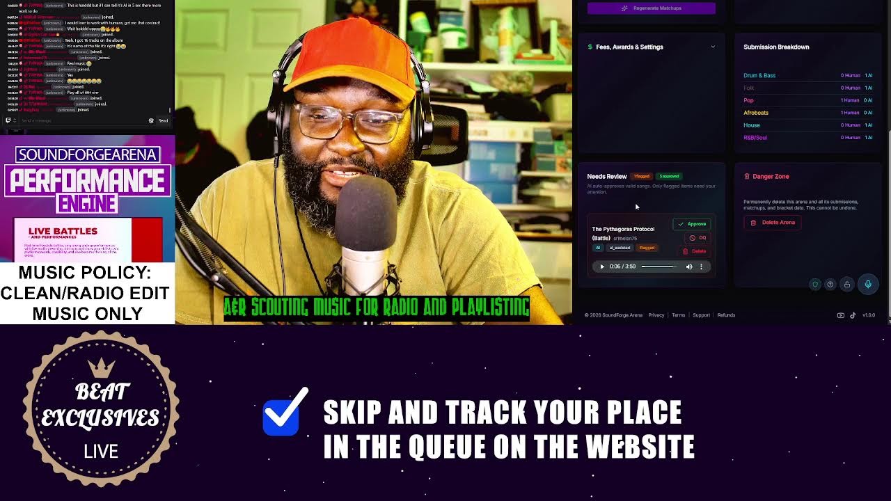 DAILY MUSIC REVIEW LIVE STREAM: ALL GENRES [This stream is for promotional purposes only]