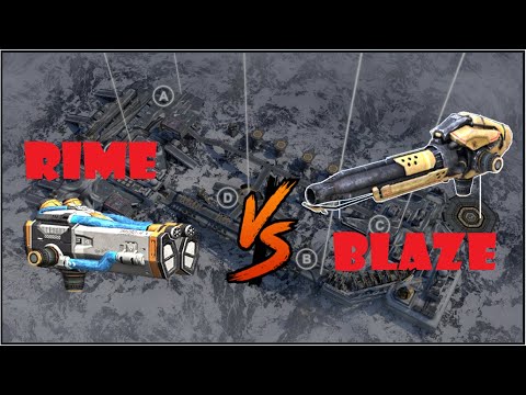 Light weapons comparison Blaze vs Rime war robots