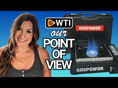 Propane or Butane Stove with Windblocker - WTI product video review