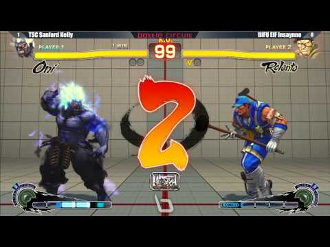 Next Level Battle Circuit 108 - USF4 - Winners Final - Sanford Kelly (Oni) vs Insaynne (Rolento)