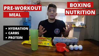 Boxing Nutrition | Pre-Workout Meal | Rice & Eggs