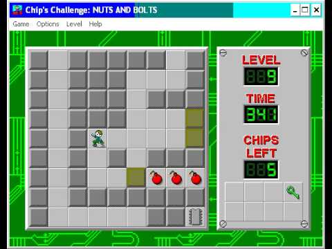 Chip's Challenge 1 Level 9 (Nuts and Bolts) - 306 seconds