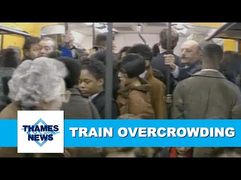 British Rail Overcrowding | Thames News Archive Footage