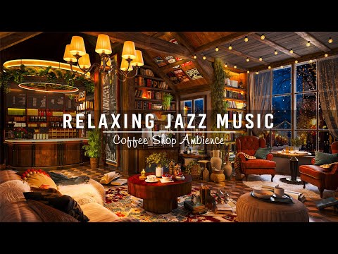 Relaxing Jazz Instrumental Music at Cozy Coffee Shop Ambience☕Sweet Jazz Music for Work,Study,Focus
