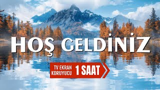Hoş Geldiniz Yazılı Sonbahar Manzarası | 1 SAAT