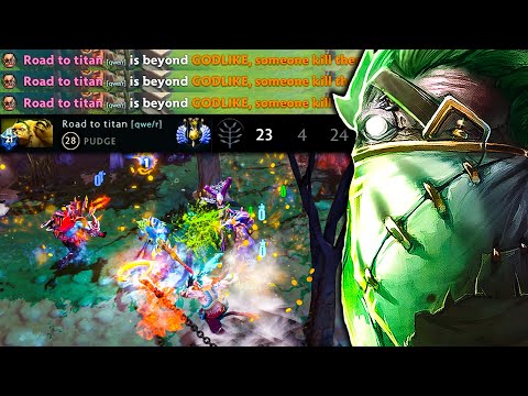 DEADLY HOOKS!!! PUDGE IS BEYOND GODLIKE INSANE 36 MINS W/ 45 FLESH HEAP | Pudge Official