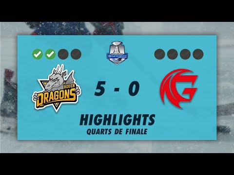 Dragons de Rouen 5-0 Gothiques d'Amiens - Highlights - SLM Quarter-Finals 2022/23