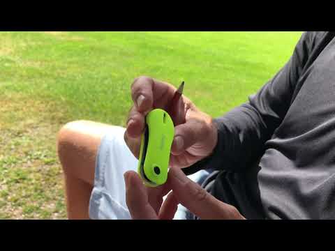 Pitchfix Divot tool sharpens your pencils too