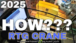 OPERATORS VIEW RTG CRANE 2025 4K FULL HD