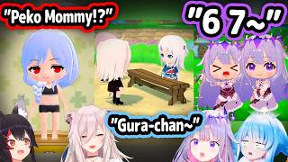 HoloGirls' Reactions To HoloVillage Voice Lines, Cameos and Easter Eggs【Hololive】