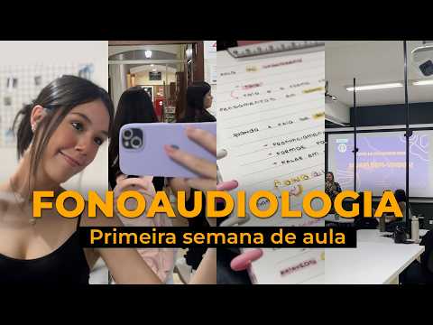 Vlog primeiro dia de aula FONOAUDIOLOGIA | grwm, rotina, recepção de calouros