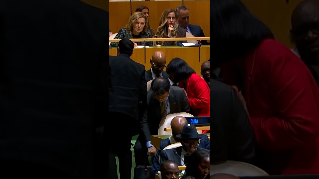 Video: Trump calls Cuba 'failed state' in UN speech, prompting Cuban delegation walkout
