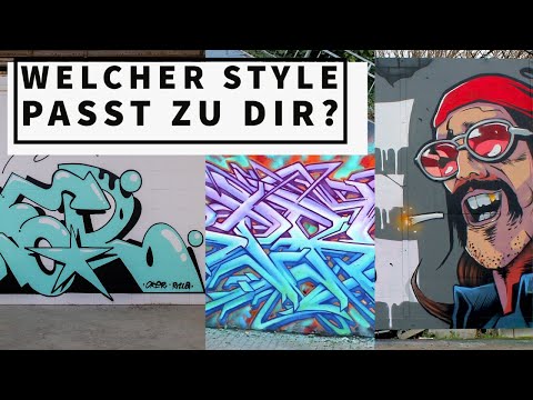 10 GRAFFITI STYLES in 9 Minuten erklärt!