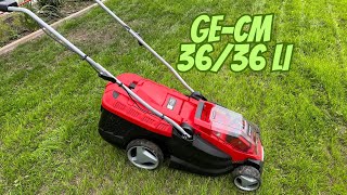 Einhell GE-CM 36/36 li Akku Rasenmäher I unboxing und zusammenbau
