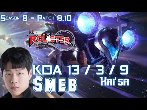 KT Smeb KAI'SA vs JHIN ADC - Patch 8.10 KR Ranked