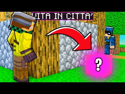 HO TROVATO UN BLOCCO MISTERIOSO - VITA IN CITTÀ 2 - Minecraft