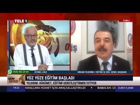 Genel Başkanımız Orhan Yıldırım, Tele 1`de yayınlanan Gün Ortası programında, eğitim gündemine ilişkin değerlendirmelerde bulundu. | EĞİTİM İŞ
