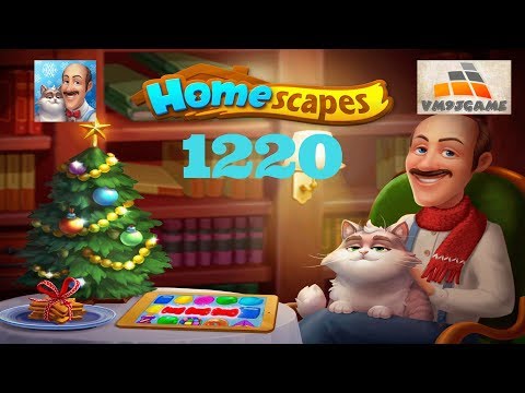 HOMESCAPES Gameplay - Level 1220 (iOS, Android)