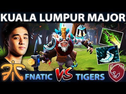 Abed Meepo GOD First Time on Kuala Lumpur Major - Fnatic vs Tigers - Dota 2