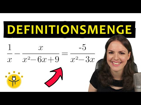 DEFINITIONSMENGE bestimmen Bruchgleichungen – Definitionsbereich bestimmen
