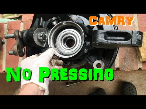 Camry Wheel Bearing Replacement without Pressing Bearing- SKP Loaded Steering Knuckle '97-2001