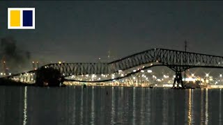 Baltimore bridge collapses after ship collision