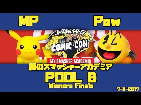 My Smasher Academia: MP (Pikachu) vs. Pow (Pacman) - SSB4 Pool 2 Winners Finals