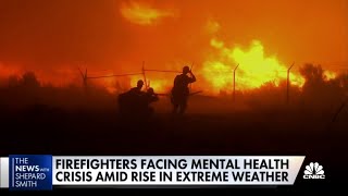 Fighters on the front lines of wildfires face mental health crises