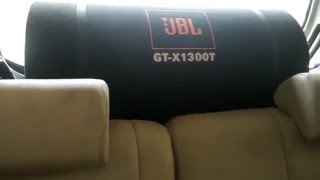 Jbl bass tube with sony amp