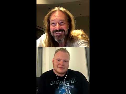 Joacim Cans (HammerFall) and his guest on #LiveAgainstTheWorld Fan Stream / 2020-10-08