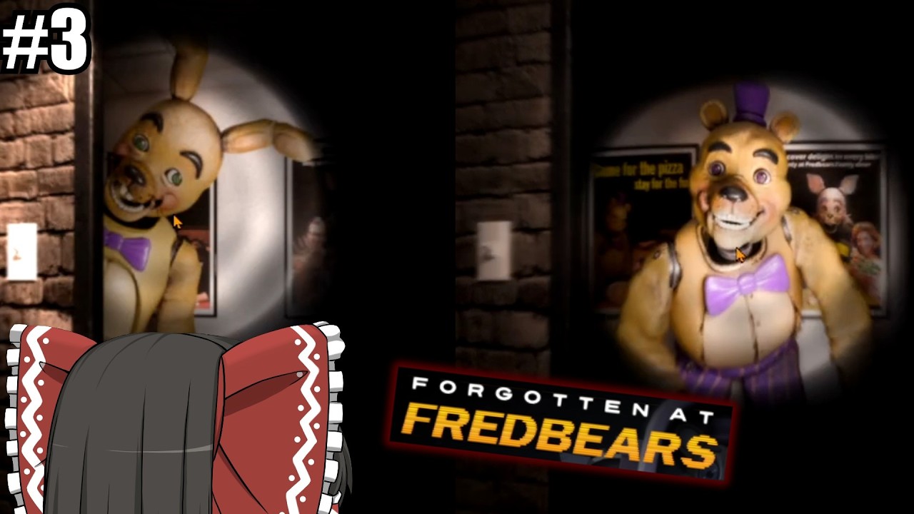 #中々編【fnafファンゲーム】忘れられたアニマトロニクスたちの逆襲【Forgotten At Fredbear's】【ゆっくり実況】