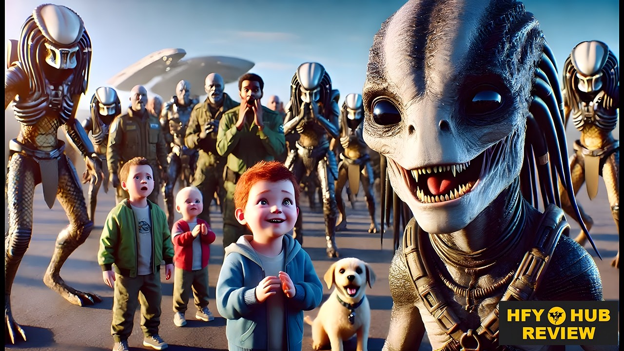 Aliens Panicked at the Predator Howl – Human Child Said That’s Just a Puppy