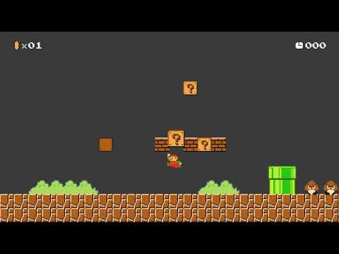 SMM2/SMB1 in Godot - Normal Block Destruction Test