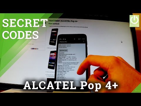 CODES in ALCATEL Pop 4+ - Secret Features / Hidden Menu / Tricks