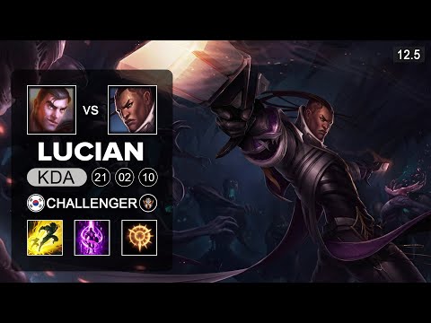 Lucian Top vs Jayce - KR Challenger - Season 12 Patch 12.5