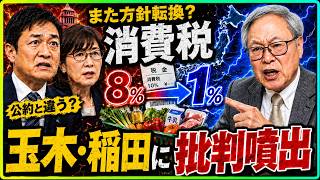 【消費税1％で政局激変？】玉木雄一郎・稲田朋美「選挙前と違う」過去発言、そして“解散”の可能性まで浮上