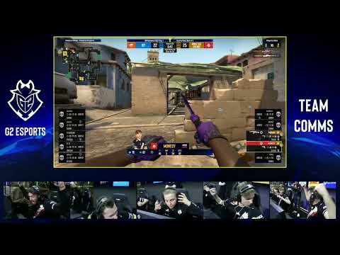 G2 VOICE COMMS DURING ALEKSIB AND M0NESY 2V5 CLUTCH | G2 vs Virtus.pro | CSGO IEM Katowice 2022