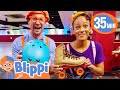 Blippi And Meekah Learn How To Roller Skate BEST OF BLIPPI TOYS Educational Videos For Kids