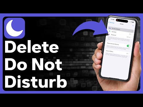 How To Delete Do Not Disturb On iPhone