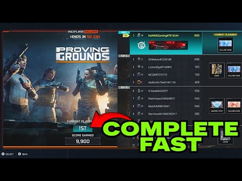 How to COMPLETE PROVING GROUNDS FAST! (10K+ POINTS A GAME!)