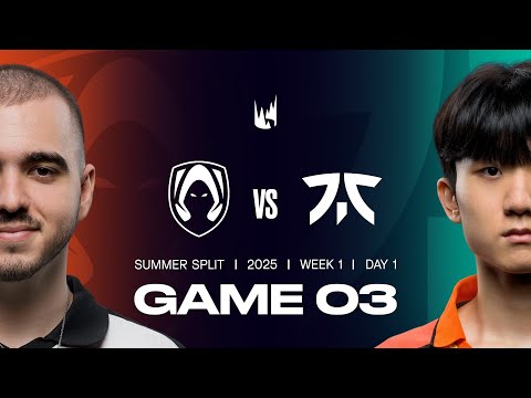 TH v FNC | 2025 LEC Summer | Week 1 Day 1 | Team Heretics vs. Fnatic Game 3