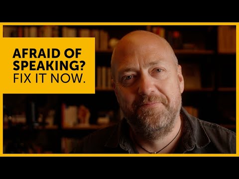 害怕說英語？這就是解決方案。 (Afraid of speaking English? This is the solution.)