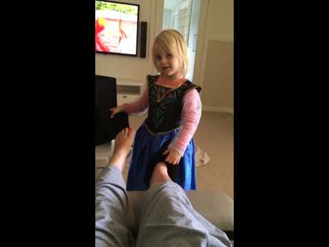 3 year old gives pregnant mum a foot massage with complimentary boogers