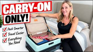 10 Carry On Only Packing Tips for 2026 | How I ALWAYS Travel with a Carry On Only | Packing Tips