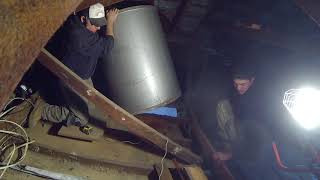 How to Remove a gravity fed water tank Part 5 home reno