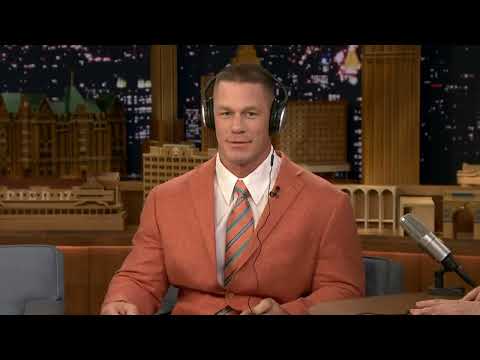 Jhon cena escuchando música con audífonos plantilla meme