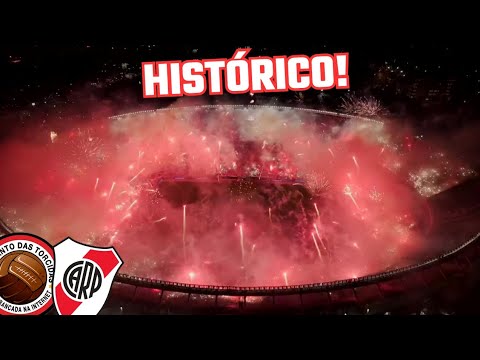RECEBIMENTO INSANO! Festa HISTÓRICA da torcida do River Plate na semifinal da Libertadores! (29/10)
